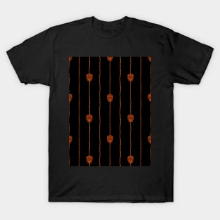 Halloween Barbed Wire and Sugar Skulls T-Shirt